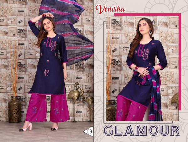 Venisha Humasafar Designer Rayon Readymade Salwar